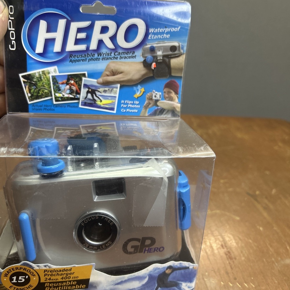 GoPro Hero Waterproof Reusable Wrist Camera 35mm Action Flip Up GP Hero New
